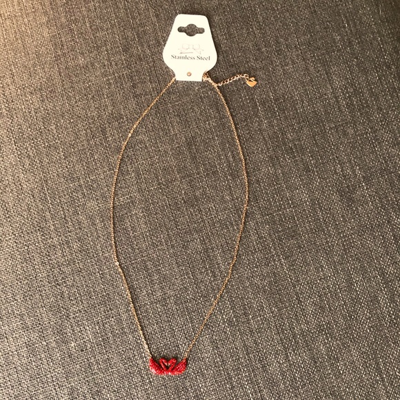 Jewelry - Dainty Gold Statement Swan Necklace 🦢